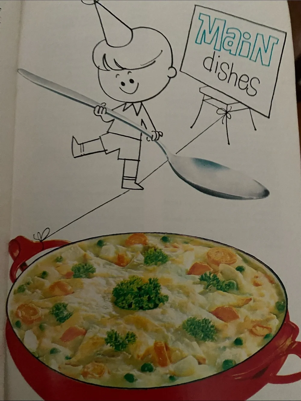 Vintage 70s 1970s RETRO illustrations illustrated Robin Hood ad Baking cookbook